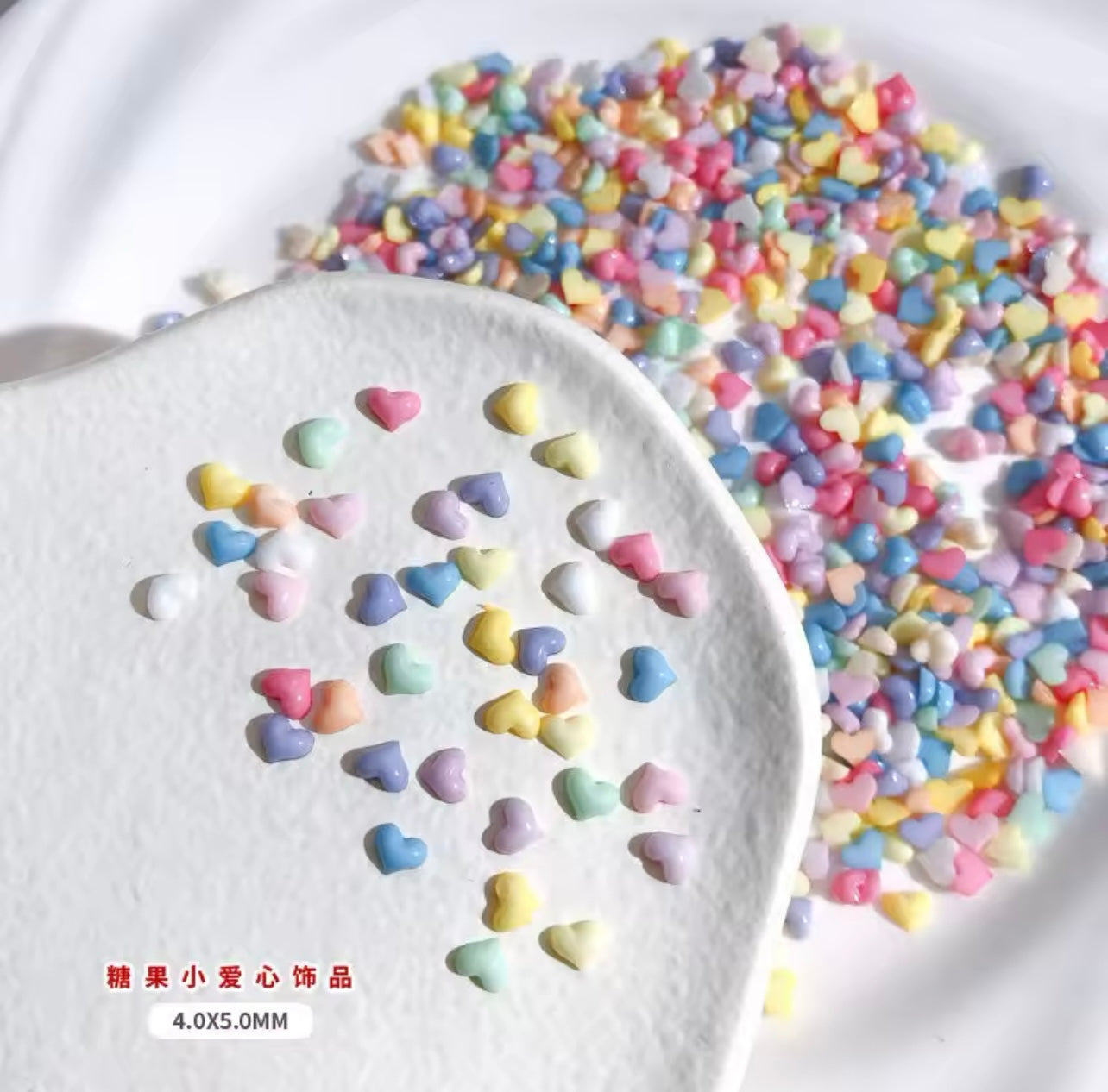 Mini Corazoncitos Decorativos 🧡💚💛🩵