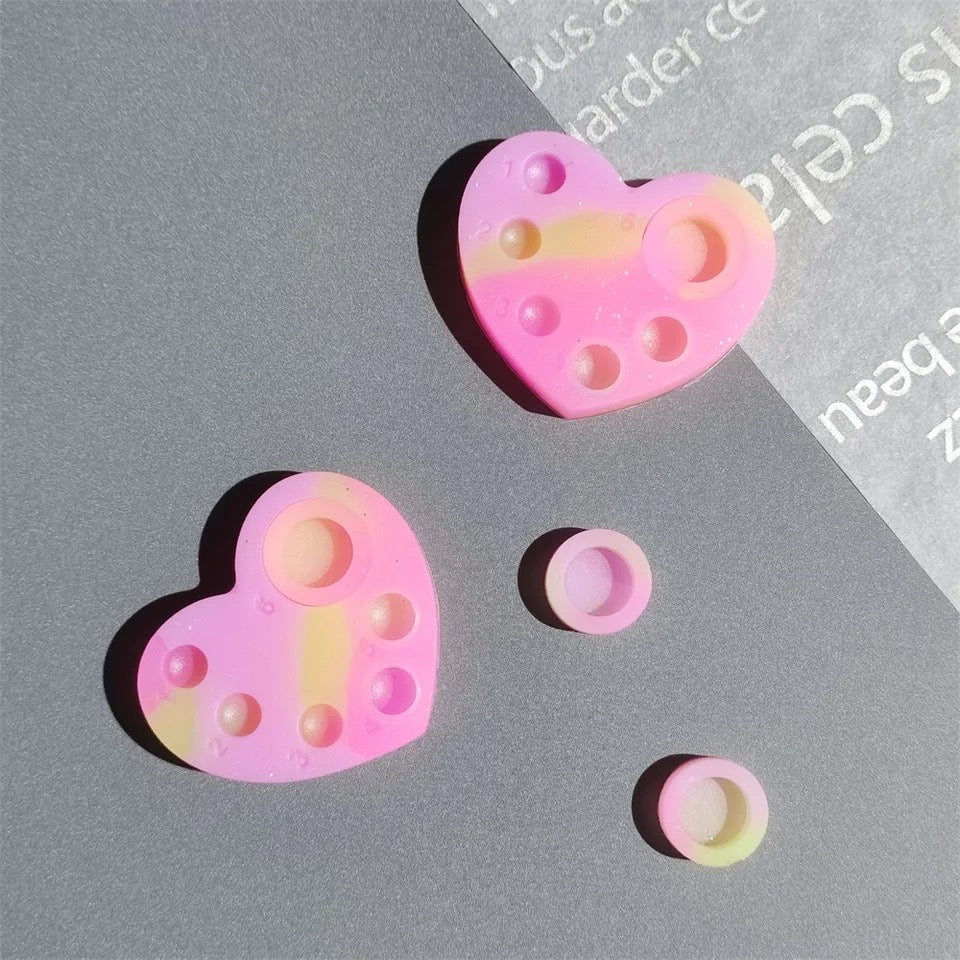 Mixing Palette | Sunset Heart