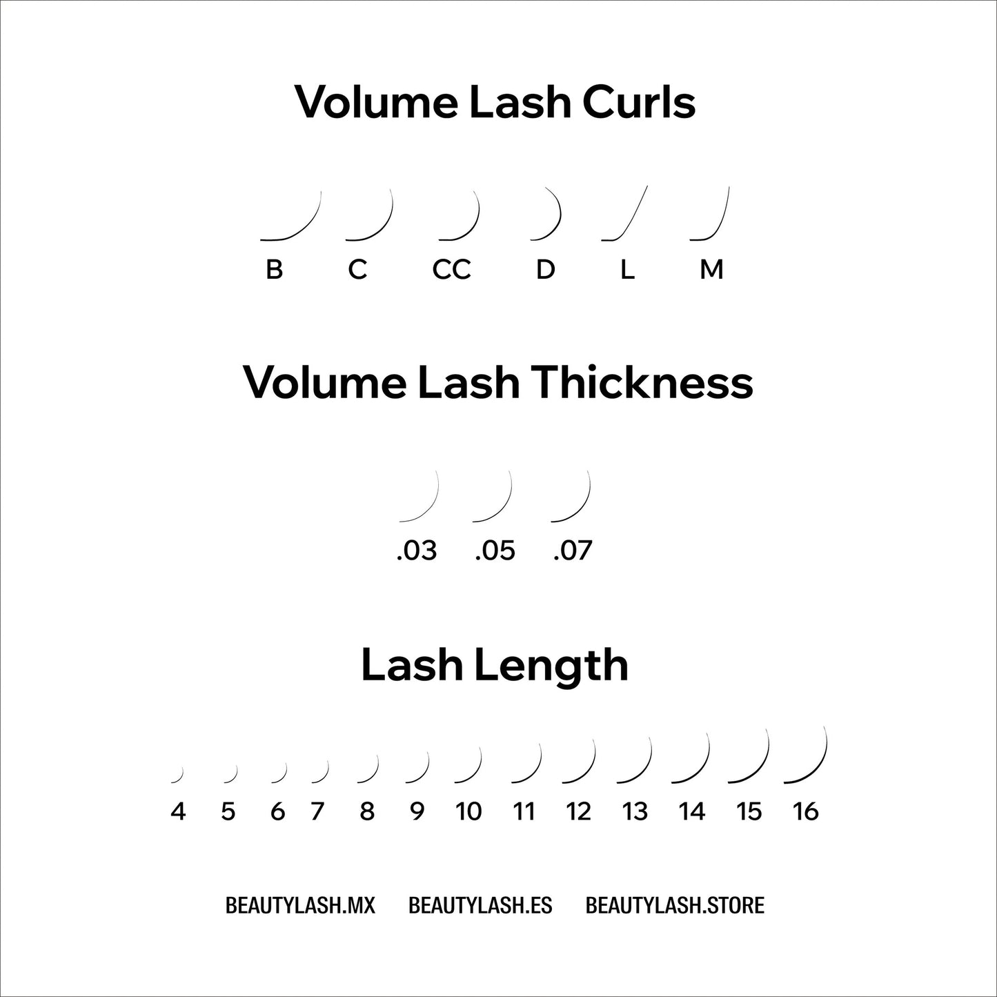 Mixed Volume Lashes | Beauty Lash