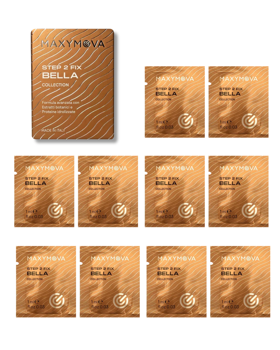 Bella Collection System Kit - Paso 1, 2, 3 en sachets | Maxymova