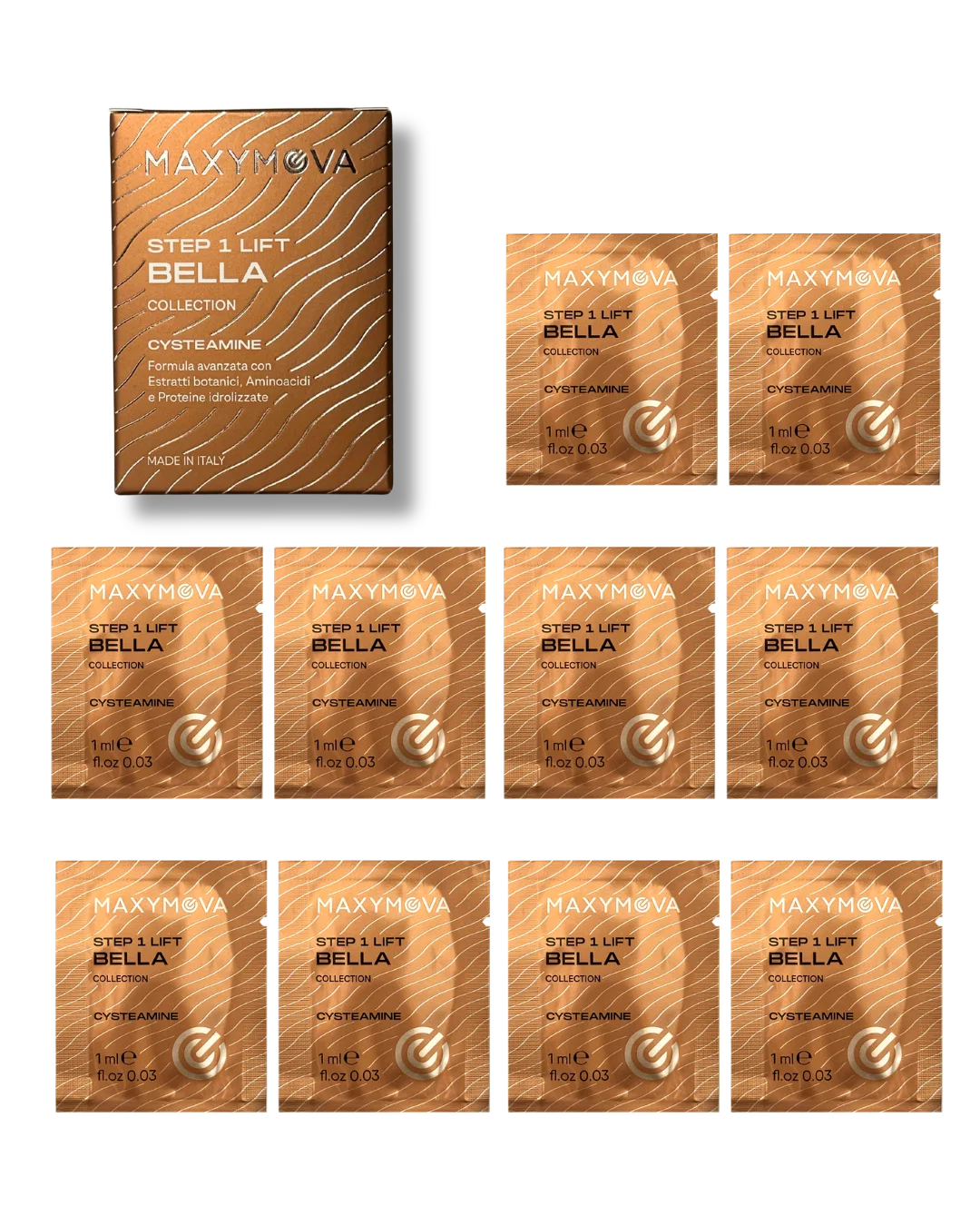Bella Collection System Kit - Paso 1, 2, 3 en sachets | Maxymova