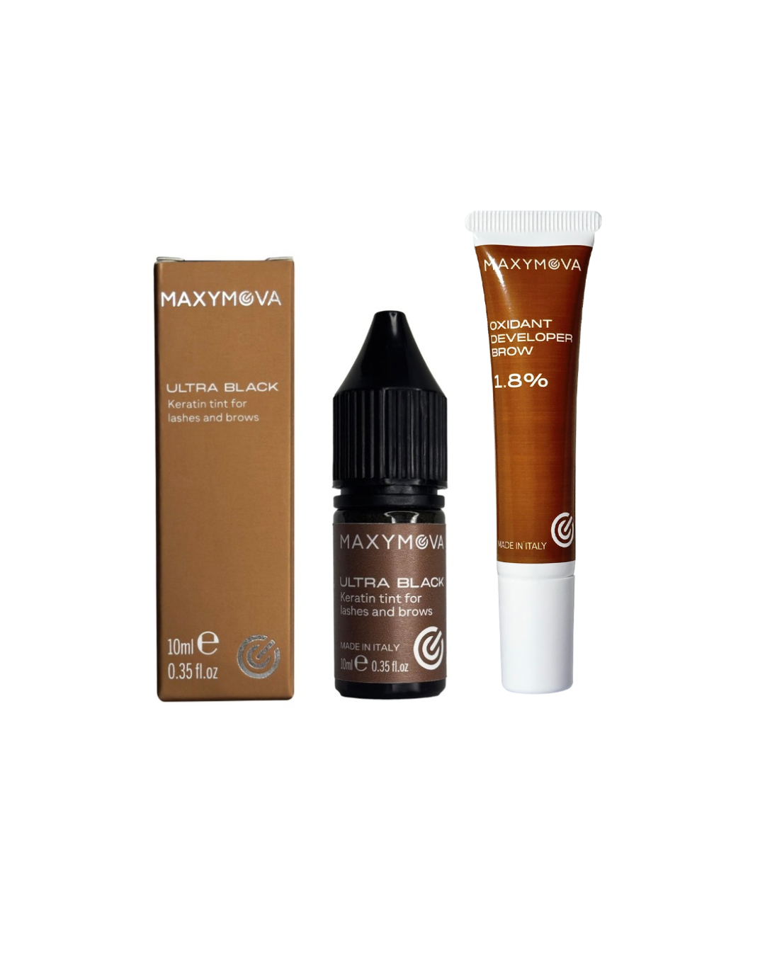 Kit Tinte Líquido de Keratina Ultra Black + Oxidante | Maxymova