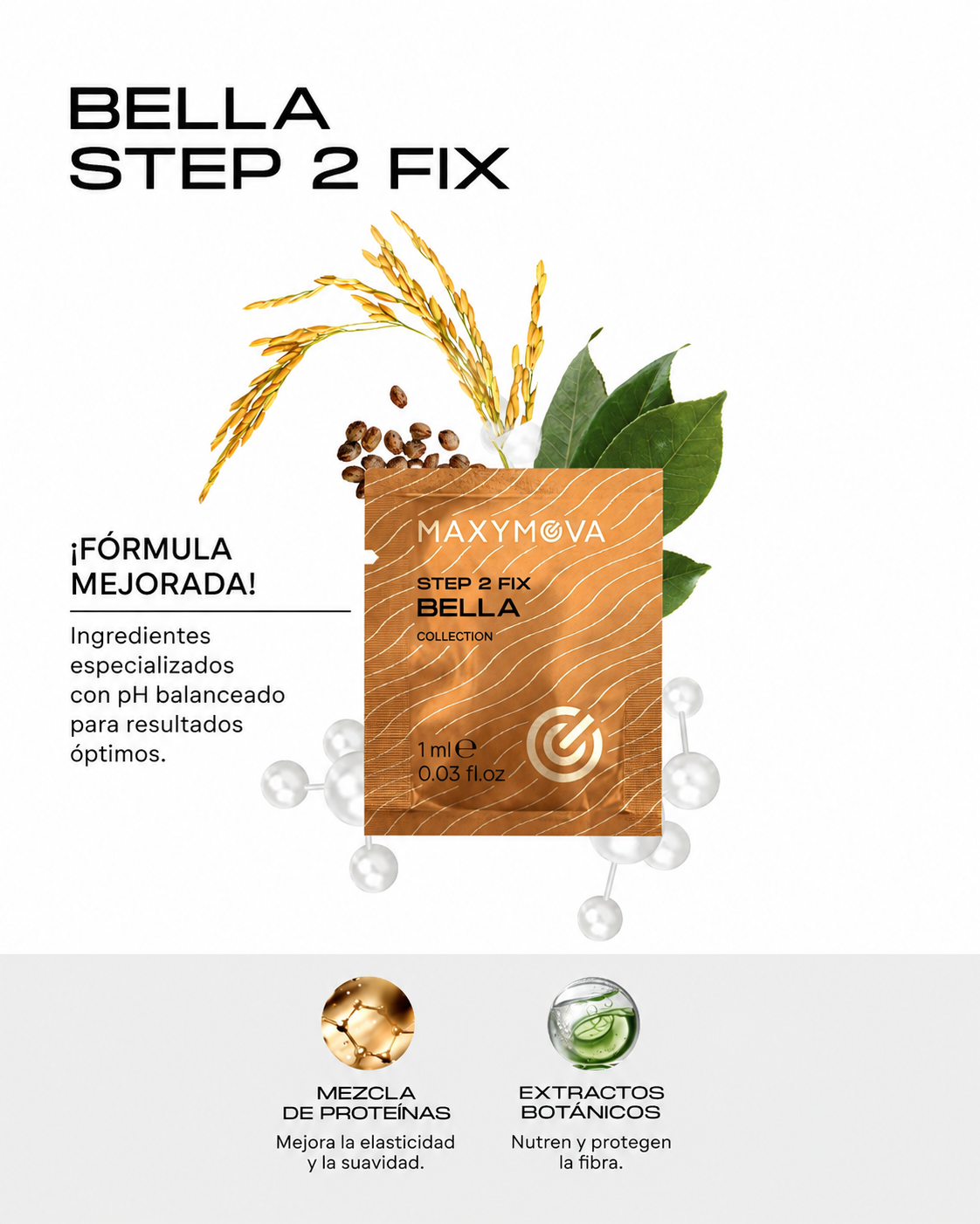 Kit Bella Cisteamina sachet paso 1 + paso 2 | Maxymova