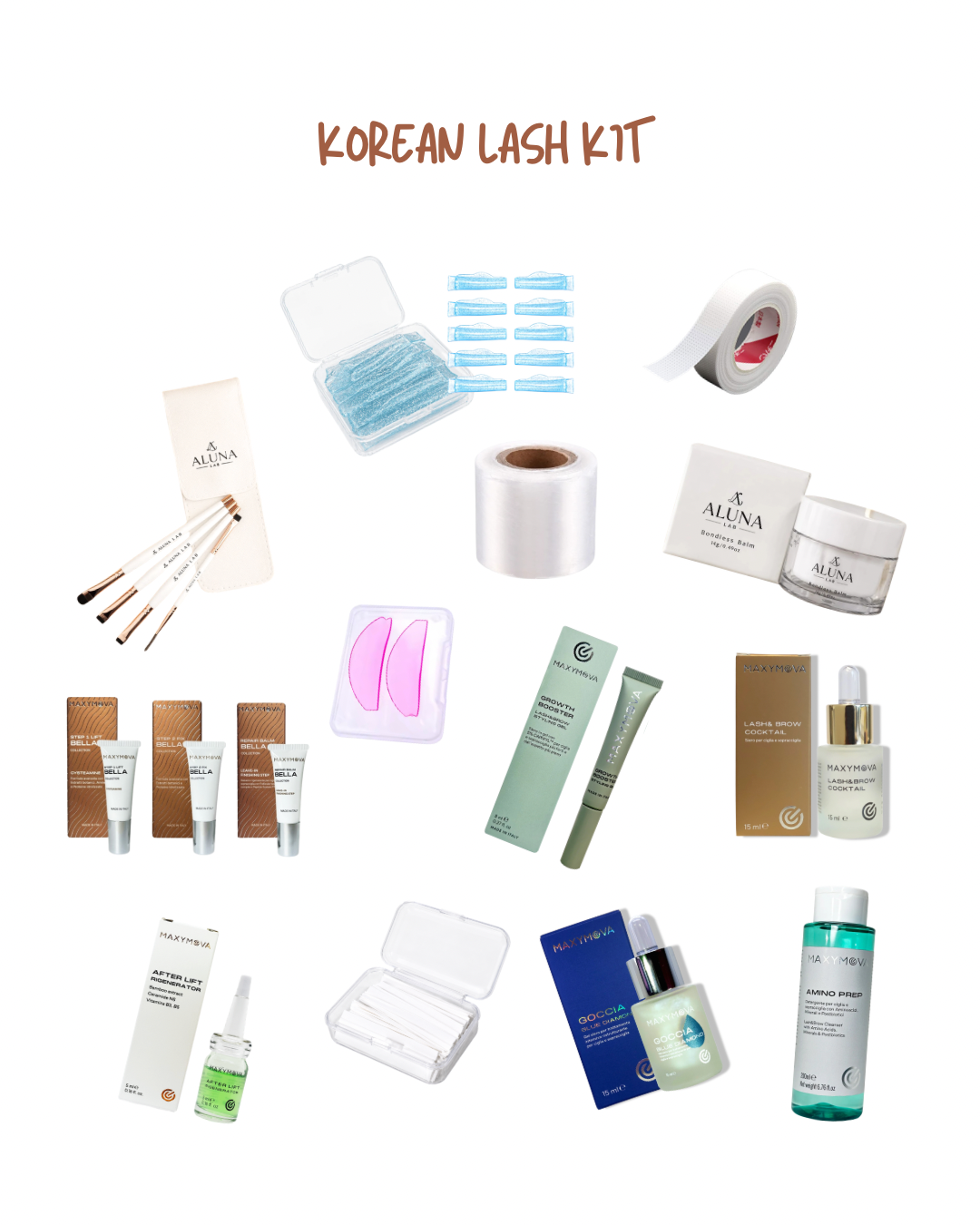 Korean Lash kit 🤎