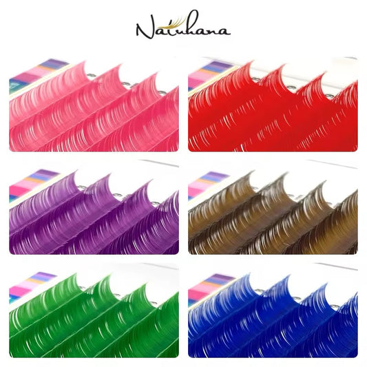 Colored Eyelash Mix C | de Natuhana