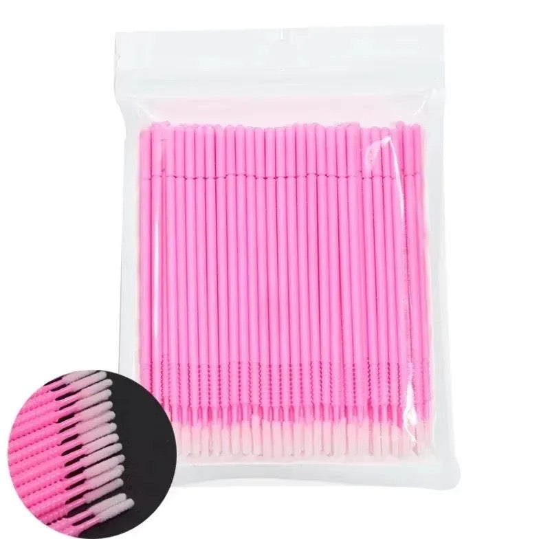 Microbrushes con punta larga 100und | Lash Addict