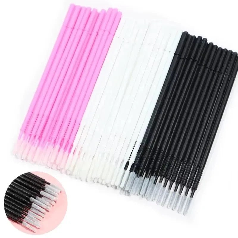Microbrushes con punta larga 100und | Lash Addict